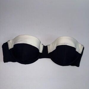 Volcom Black and White Bikini Top